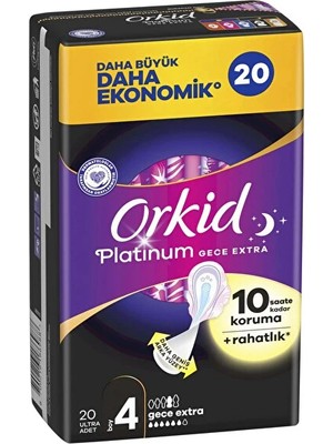 SHC4200 Bfs Orkid Platinum Gece Extra Ped 20'li