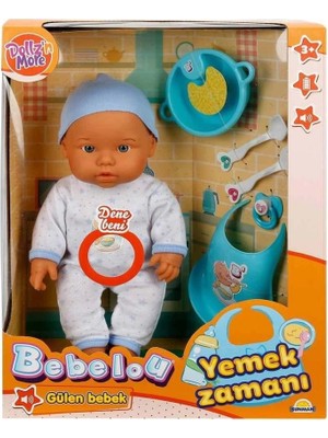 SHC4200 Bfs Nessiworld 030021 Sunman, Bebelou Yemek Zamanı Sesli Bebek Seti 35 cm / +3 Yaş