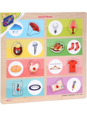 SHC4200 Bfs Nessiworld ONY-369-370 Ahşap Tutmalı Eşleştirme Ilişkili Nesneler -Onyıl