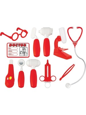 SHC4200 Bfs Çantalı Doktor Seti Kırmızı
