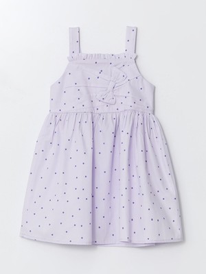 Lc Waikiki Yeni Sezon Kare Yaka Puantiye Kız Çocuk Elbise