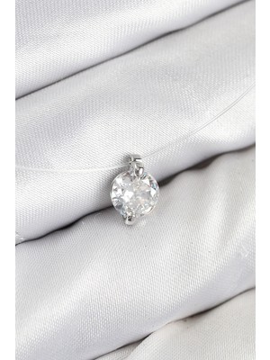 SHC4200 Bfs Misineli Zirkon Taşlı Model Gümüş Renk Hayalet Kolye