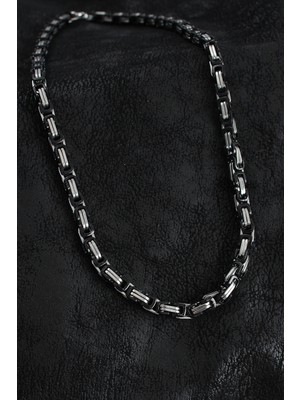 Ayder Timya 316L Çelik Kral Zincir Model Gümüş Renk Erkek Kolye - TJ-ERK1405 TG/Tmya1395 223229