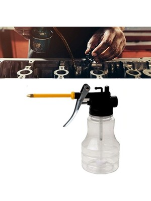 Marsilyan Taşınabilir Hortumlu Şeffaf Yağ Bidonu Pompası Yüksek Basınçlı Hızlı Yağlama Gres Tabanc