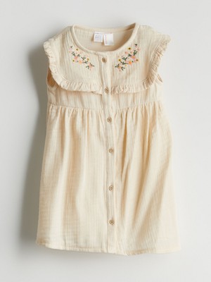 Lc Waikiki Yeni Sezon Çiçekli Kız Bebek Müslin Elbise