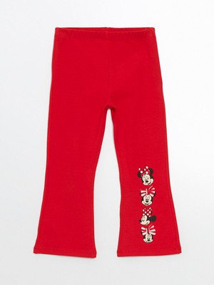 Lc Waikiki Yeni Sezon Minnie Mouse Baskılı Kız Çocuk Tayt