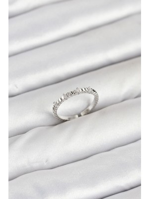 Ayder Timya Pirinç Gümüş Renk Lazer Kesim Kadın Yüzük - TJ-BYK3893 TG/Tmya1395 225658