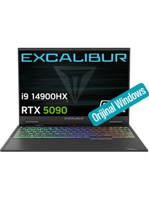 Casper Excalibur G920 i9-14900HX 32GB 1TB RTX5090 24GB 300Hz 16" W11H Gaming Laptop G920.1490-DF90A-E