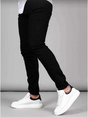 Erkek Likralı Erkek Boru Paça Kot Pantolon Erkek Kot Pantolon