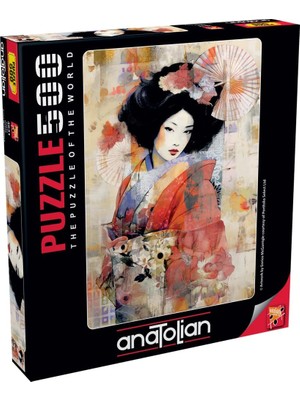 Puzzle - Geyşa / 500 Parça Puzzle, #3631