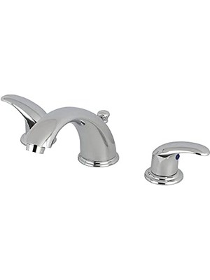 GKB961LL 20 cm Geniş Lavabo Bataryası Perakende Pop-Up, Cilalı Krom, 13,9 cm Ağız Erişiminde