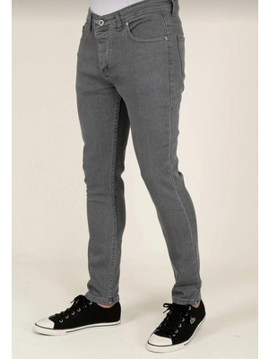 Erkek Likralı Erkek Boru Paça Kot Pantolon Erkek Kot Pantolon