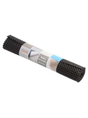 - Slip Mat 30 x 90 cm 2 Adet Örme Desen Halı Kaydırmaz, Siyah (2 Adet)