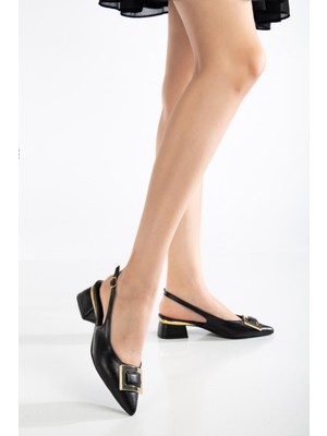 Suins Shoes Suins Milina Model Kadın Orta Topuklu Ayakkabı
