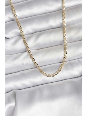 Ayder Timya 14K Gold Renk Kaplama Ezme Plaka Model CM Kadın Kolye - TJ-BKO10750 TG/Tmya1395 226552