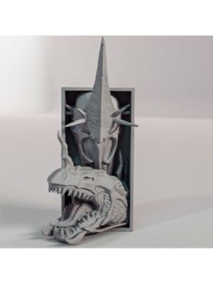 Lord Of The Rings Angmar Kitap Tutucu Biblo 15 cm Yükseklik 3D Baskı Pla Plastik