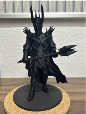 Lord Of The Ring Sauron Heykel Biblo Dekoratif Obje 12.5 cm Yükseklik  3D Baskı Pla Plastik