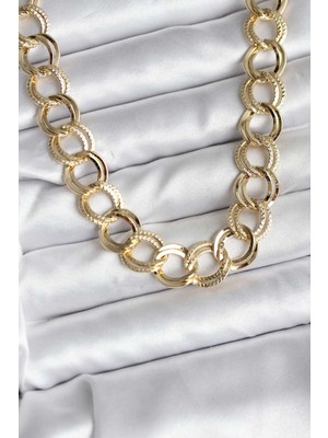 Ayder Timya 14K Gold Renk Kaplama Samanyolu Model cm Kadın Kolye - TJ-BKO10728 TG/TMYA1395 226530