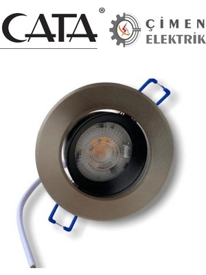 Bilfold Ct 5252 Cata 7W Satin Gövde LED Spot Armatür Beyaz Işık 6400K