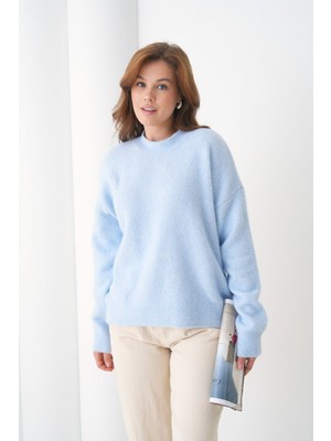 Kadın Bisiklet Yaka Triko Kazak // V8692