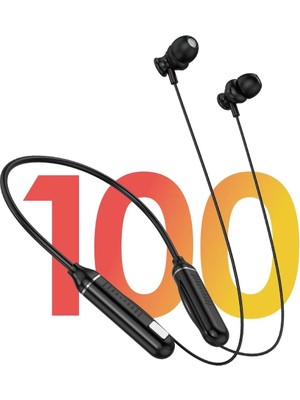 Bilfold Fitness Tutkunu Boyundan Askılı Bluetooth Kulaklık 130 Saat Çalma Süresi
