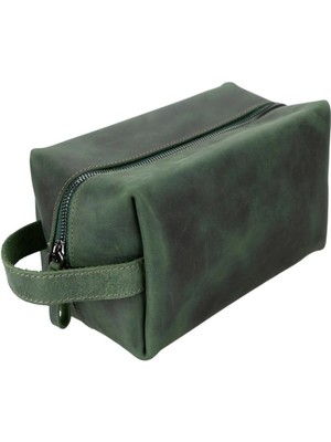 Bilfold Deri Bakım ve Seyahat Çantası, x Beden, Antik Koyu Yeşil