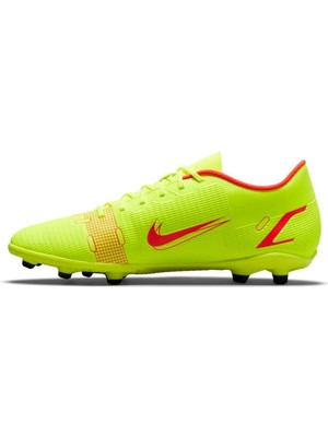 Nike Jr Vapor 14 Club Fg/mg Çocuk Kramponu Sarı Renkli Dar KALIP Erkek Çocuk Ayakkabısı