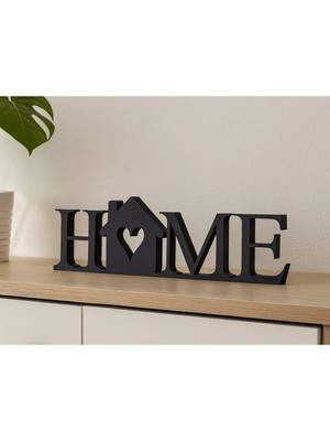 Shhobi Home Yazılı Dekoratif Biblo ve Masaüstü Dekor - Modern Home Yazılı Dekor Masa Dekor (Plastik)