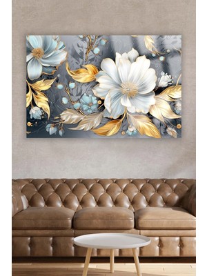 Petmudo AVM Ultra Yüksek Çözünürlüklü Cam Harika Çiçek Tablosu Kırılmaz Cam Tablo Ev, Salon, Hediyesi