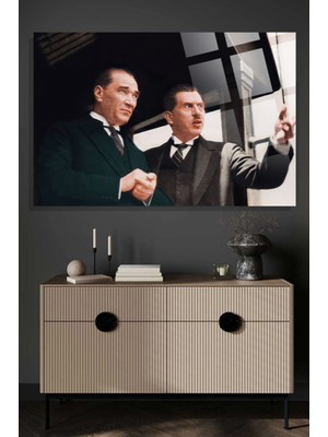 Petmudo AVM Atatürk Yüksek Kaliteli 4mm Kırılmaz Temperli Yüksek Çözünürlüklü Cam Tablo