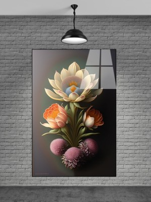 Petmudo AVM Çiçek Cam Tablo Sevilen Seriler