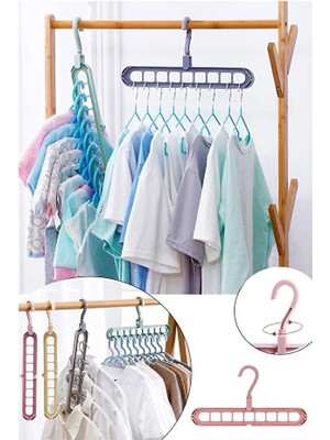 Seç Al Burada 3 Adet Çok Fonksiyonlu Sihirli Dolap Içi Düzenleyici Askı Organizer Tişört Elbise Askısı