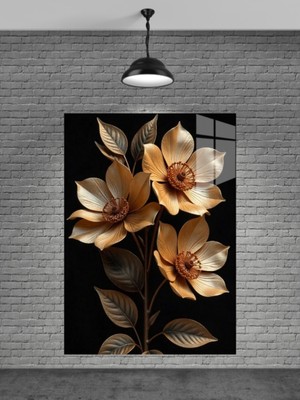 Petmudo AVM Çiçek Cam Tablosu Ev Dekorasyon,balkon Dekorasyonu,dekoratif,duvar Tablo,mutfak Tablo,hediyelik