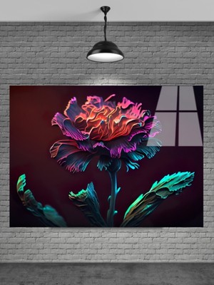 Petmudo AVM Sevilen Seri Çiçek Cam Tablo