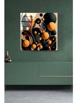 Petmudo AVM Minimalist Cam Tablo, Dekoratif Cam Tablo