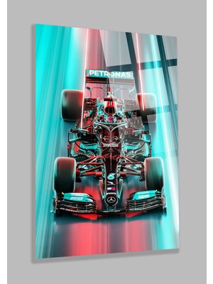 Petmudo AVM Ultra Yüksek Çözünürlüklü Formula1 Mercedes Tasarımı Ev, Ofis Hediyesi