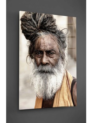 Petmudo AVM Sadhu Çizim Cam Tablo