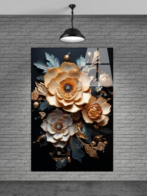 Petmudo AVM Çiçek Cam Tablo Sevilen Seriler