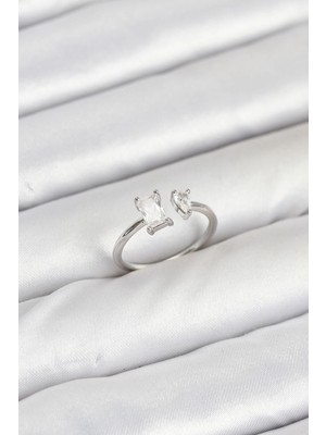 Arthurs Pirinç Gold Renk Zirkon Taşlı Kadın Yüzük