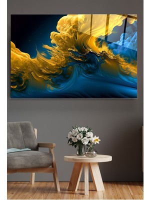 Petmudo AVM Soyut Cam Tablo, Dekoratif Cam Tablo