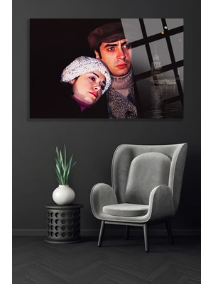 Petmudo AVM Kurtlar Vadisi Polat ve Elif Kız Kulesi Manzara 4mm Kırılmaz Temperli Yüksek Çözünürlüklü Cam Tablo