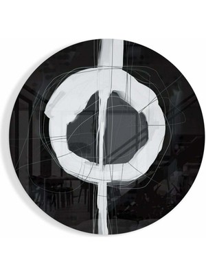 Petmudo AVM Soyut Cam Tablo NO:1022 | Hediyelik, Dekoratif, Ofis, Mutfak