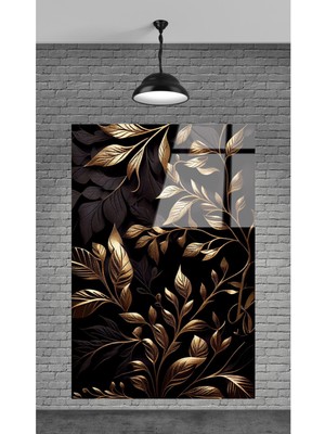 Petmudo AVM Çiçek Dekoratif Temperli Cam Tablo