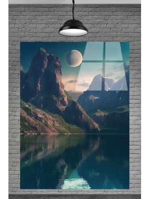 Petmudo AVM Doğa Manzarası Cam Tablo