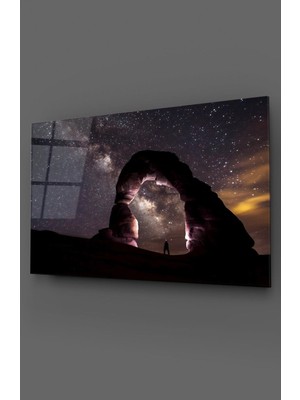 Petmudo AVM Gece ve Yıldız Cam Tablo