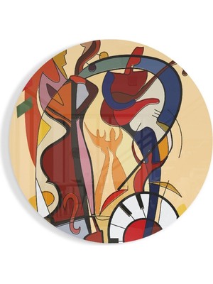 Petmudo AVM Çizgilerin Ruhu Cam Tablo | Hediyelik, Dekoratif, Ofis, Mutfak