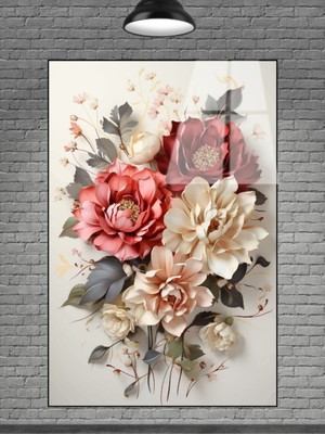 Petmudo AVM Çiçek Cam Tablo Sevilen Seriler