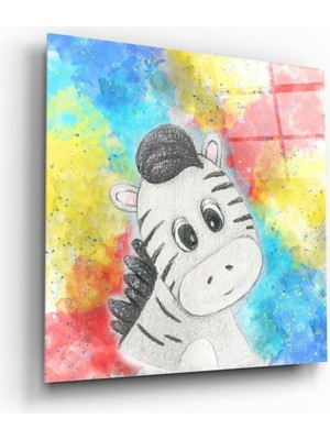 Petmudo AVM Sevimli Zebra Cam Tablo