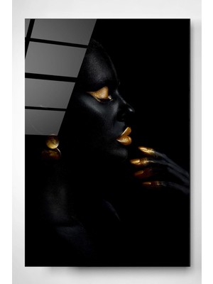 Petmudo AVM Beautiful Woman Cam Tablo, Dekoratif Cam Tablo