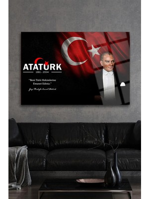 Petmudo AVM Atatürk Beni Türk Hekimlerine Emanet Ediniz Kırılmaz Cam Tablo Doktora Hediye Doktorlar Için Tablo